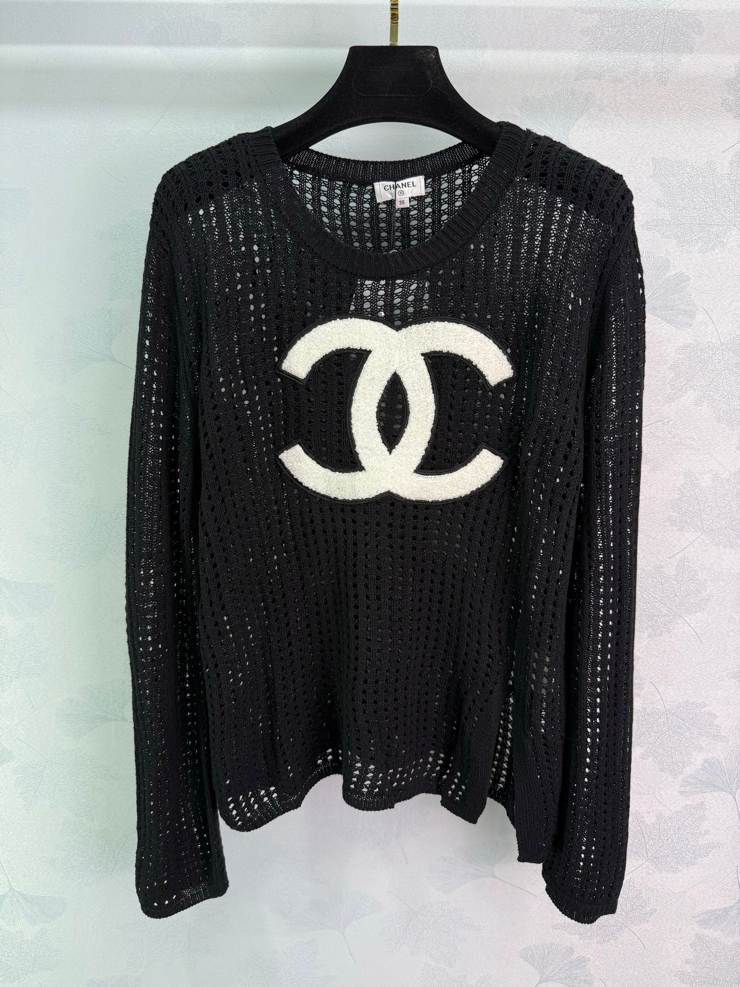 25fw new hollow knitted long sleeves