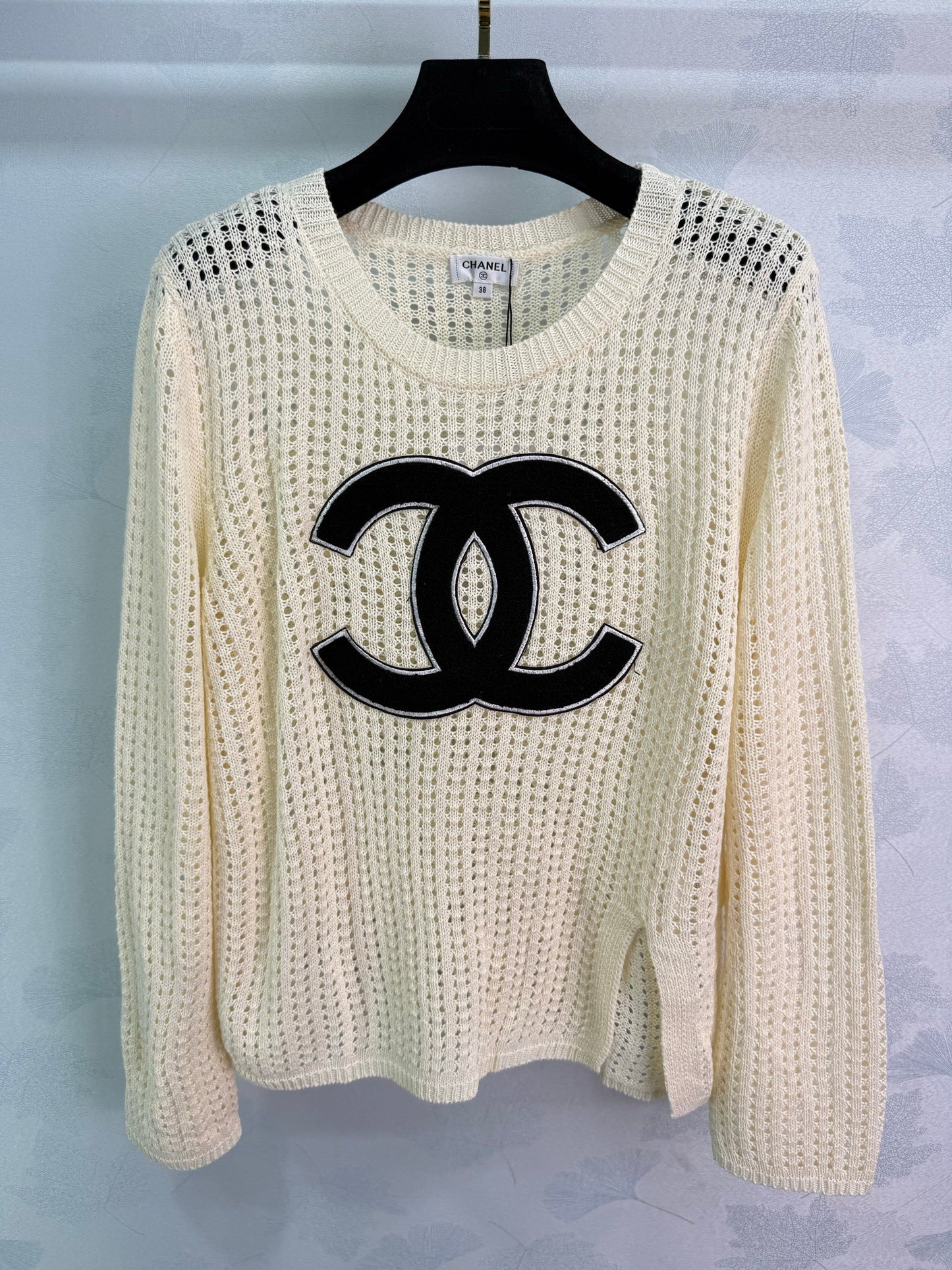 25fw new hollow knitted long sleeves