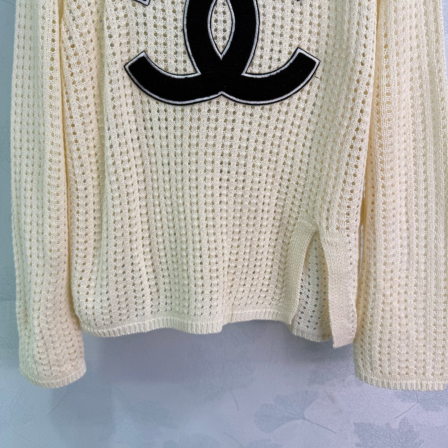 25fw new hollow knitted long sleeves