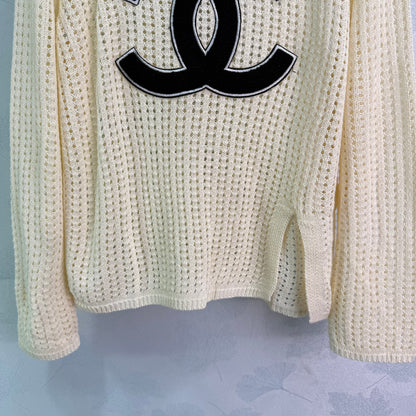 25fw new hollow knitted long sleeves