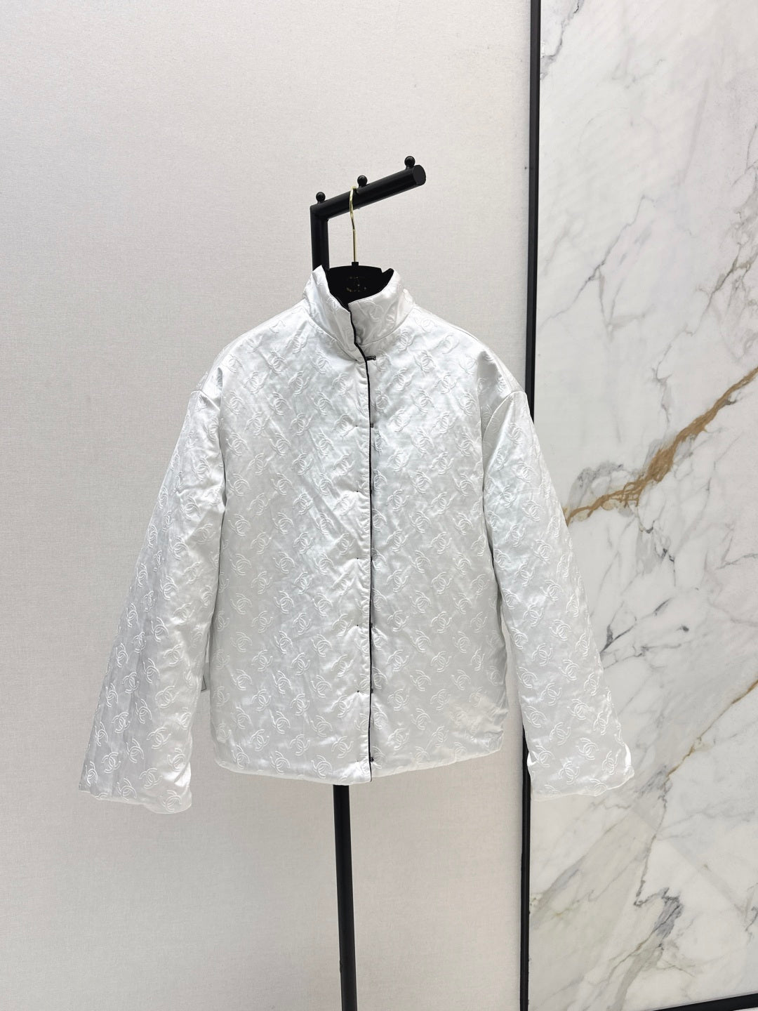 stand collar padded jacket