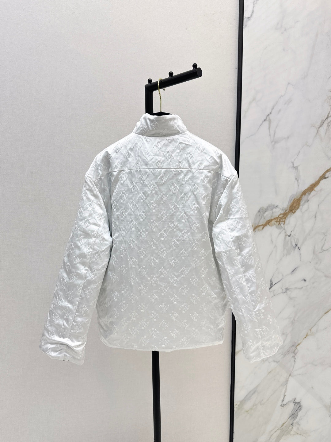 stand collar padded jacket