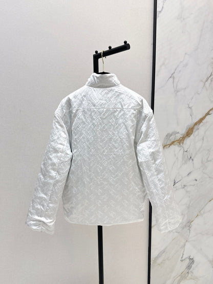 stand collar padded jacket