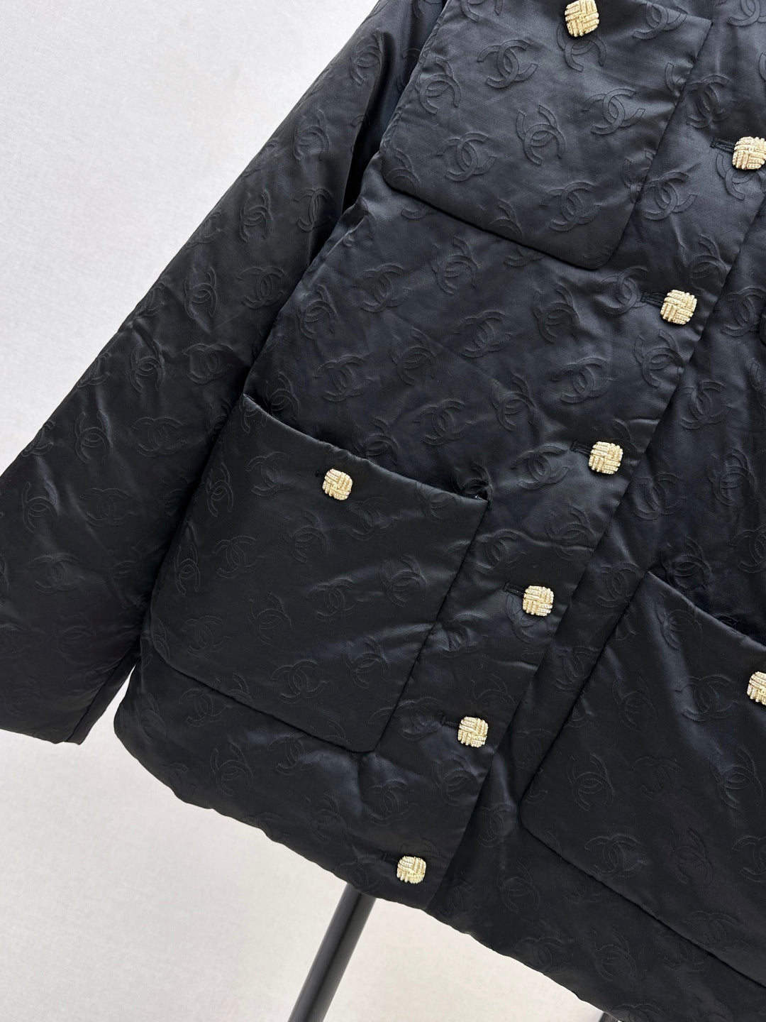 stand collar padded jacket