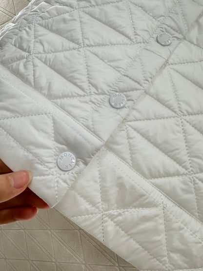 25fw new A-line rattan check cotton vest