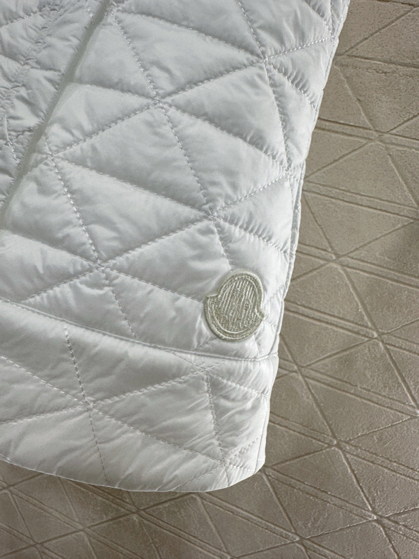 25fw new A-line rattan check cotton vest