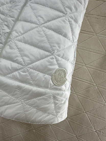 25fw new A-line rattan check cotton vest