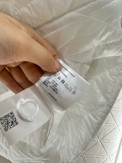 25fw new A-line rattan check cotton vest