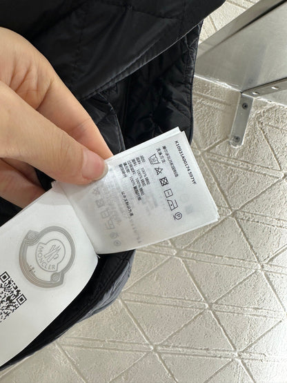 25fw new A-line rattan check cotton vest