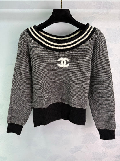 25fw new one-shoulder sweater