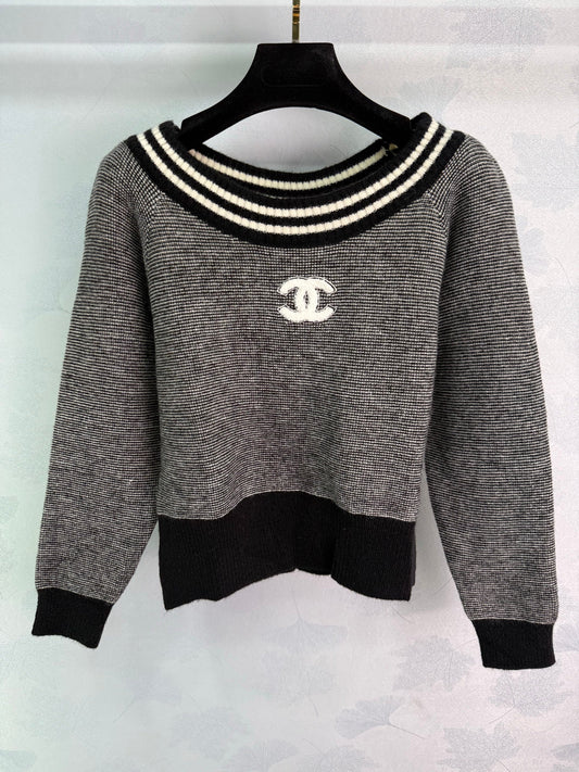 25fw new one-shoulder sweater