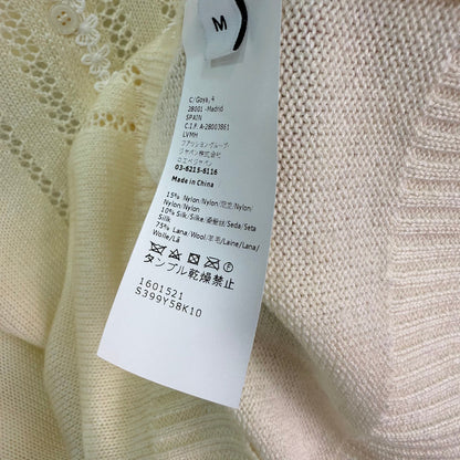 25fw new embroidered lapel cardigan