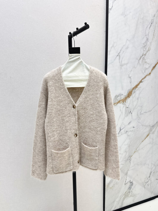 25fw new wool V-neck jacket