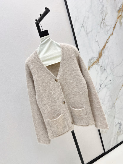 25fw new wool V-neck jacket