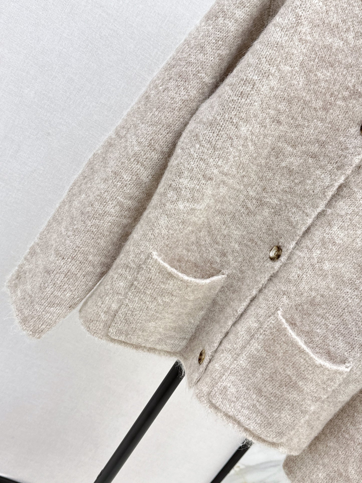 25fw new wool V-neck jacket