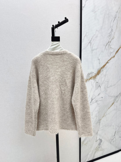 25fw new wool V-neck jacket