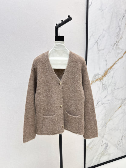 25fw new wool V-neck jacket