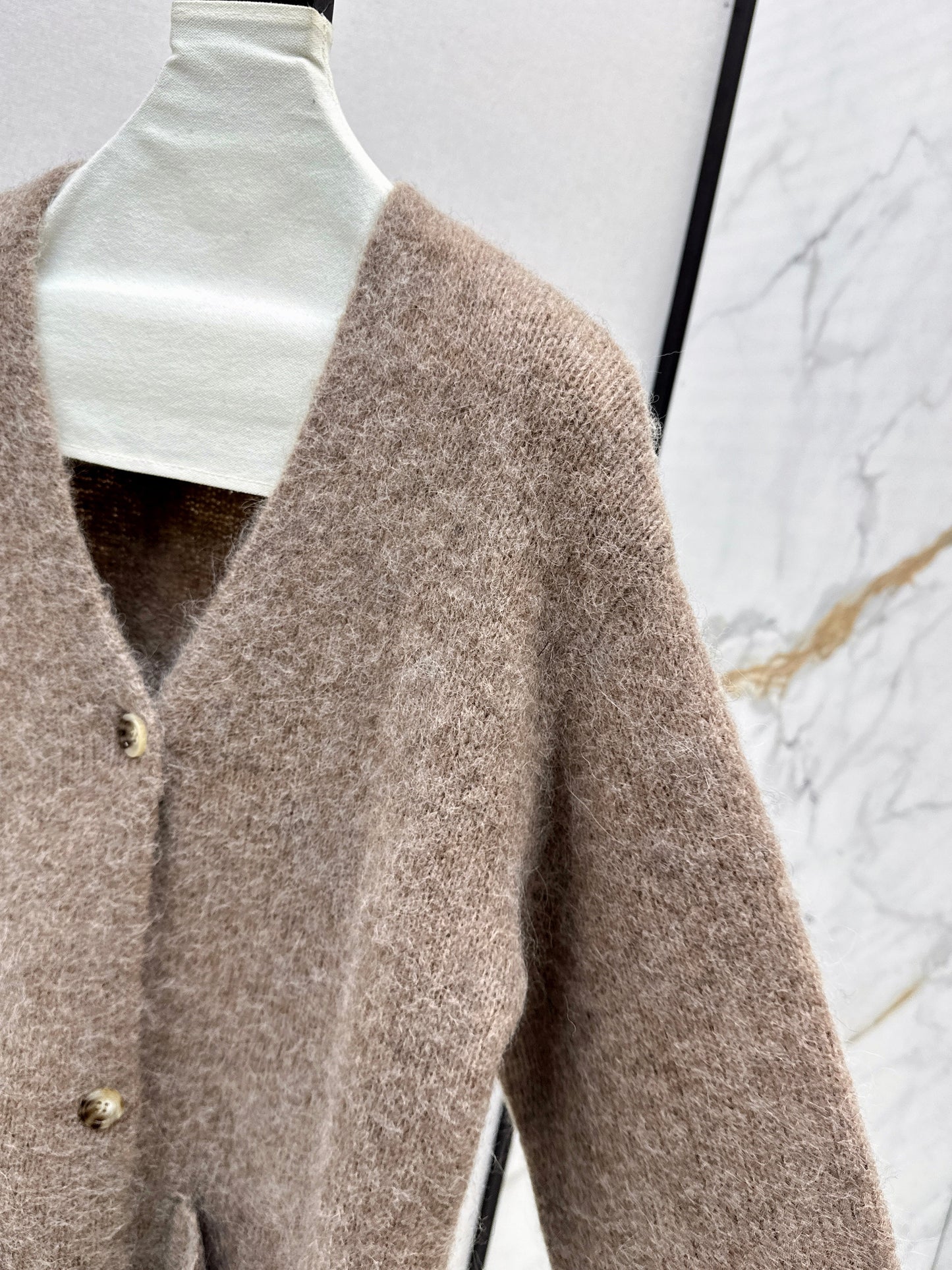 25fw new wool V-neck jacket