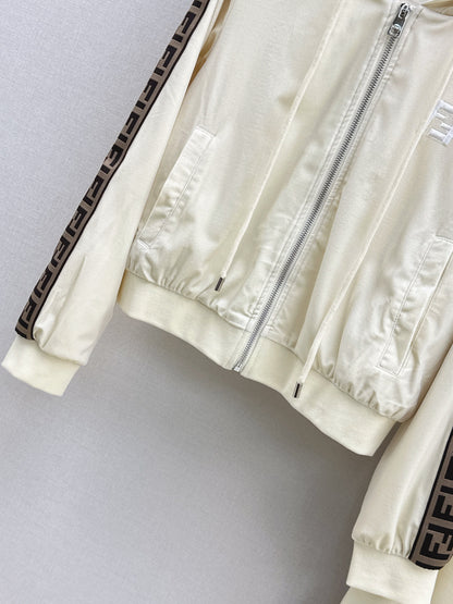 25fw new hooded sweatshirt jacket with trousers set