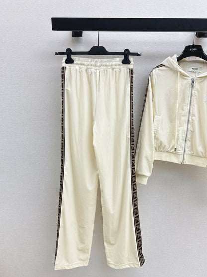 25fw new hooded sweatshirt jacket with trousers set