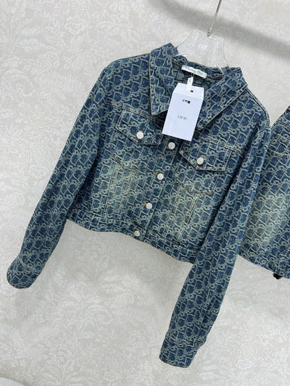 25fw new jacquard jacket with shorts suit