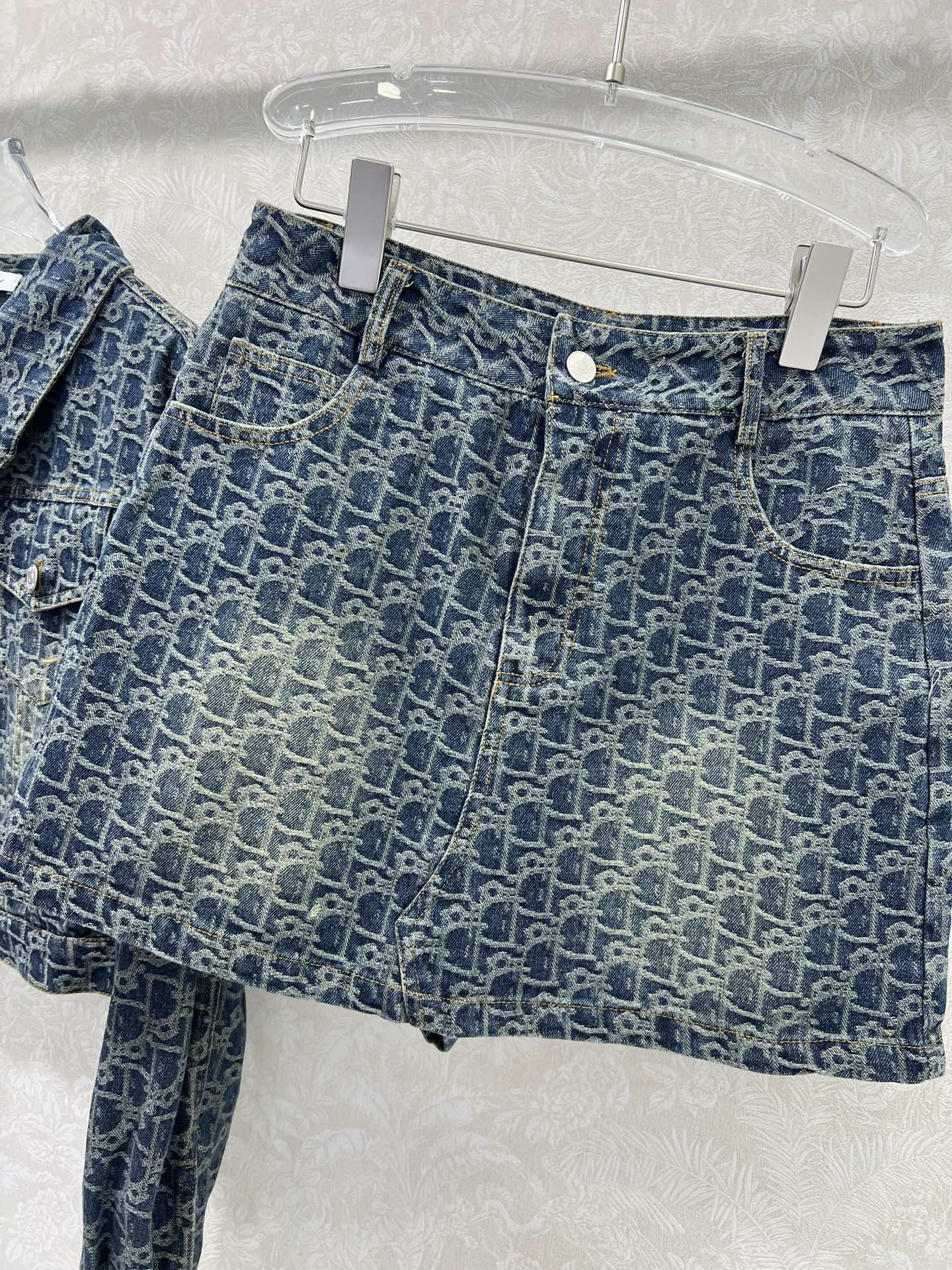 25fw new jacquard jacket with shorts suit