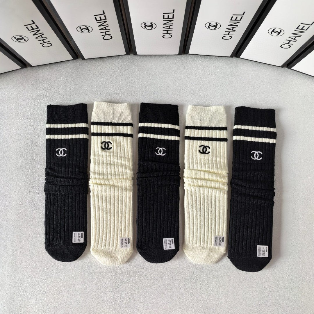 New embroidered socks