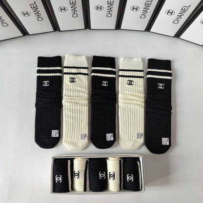 New embroidered socks