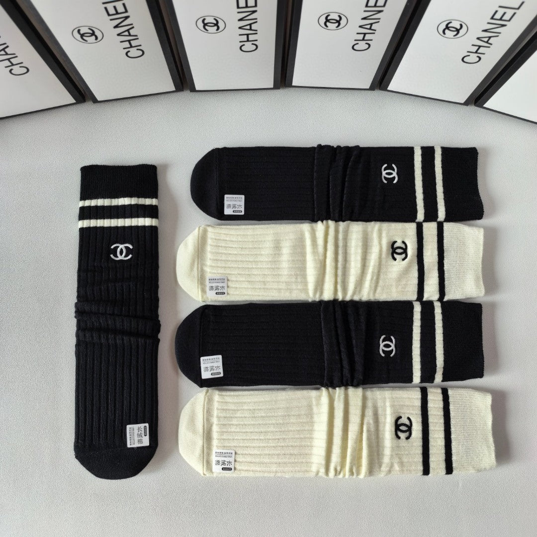 New embroidered socks