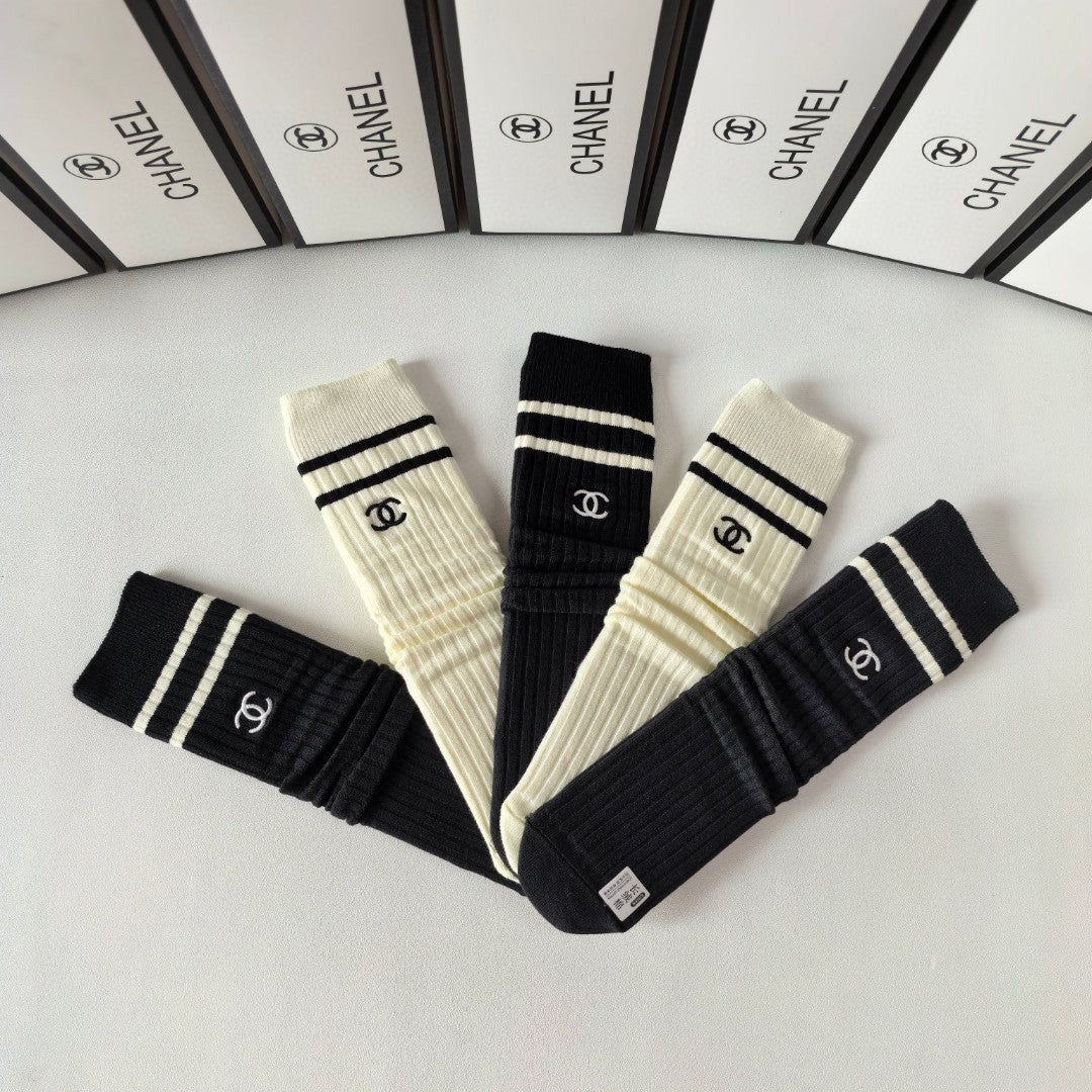 New embroidered socks