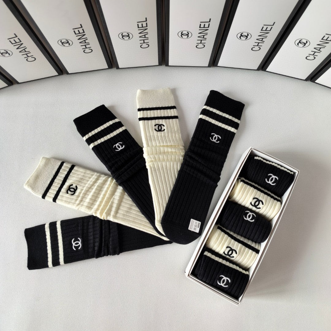 New embroidered socks