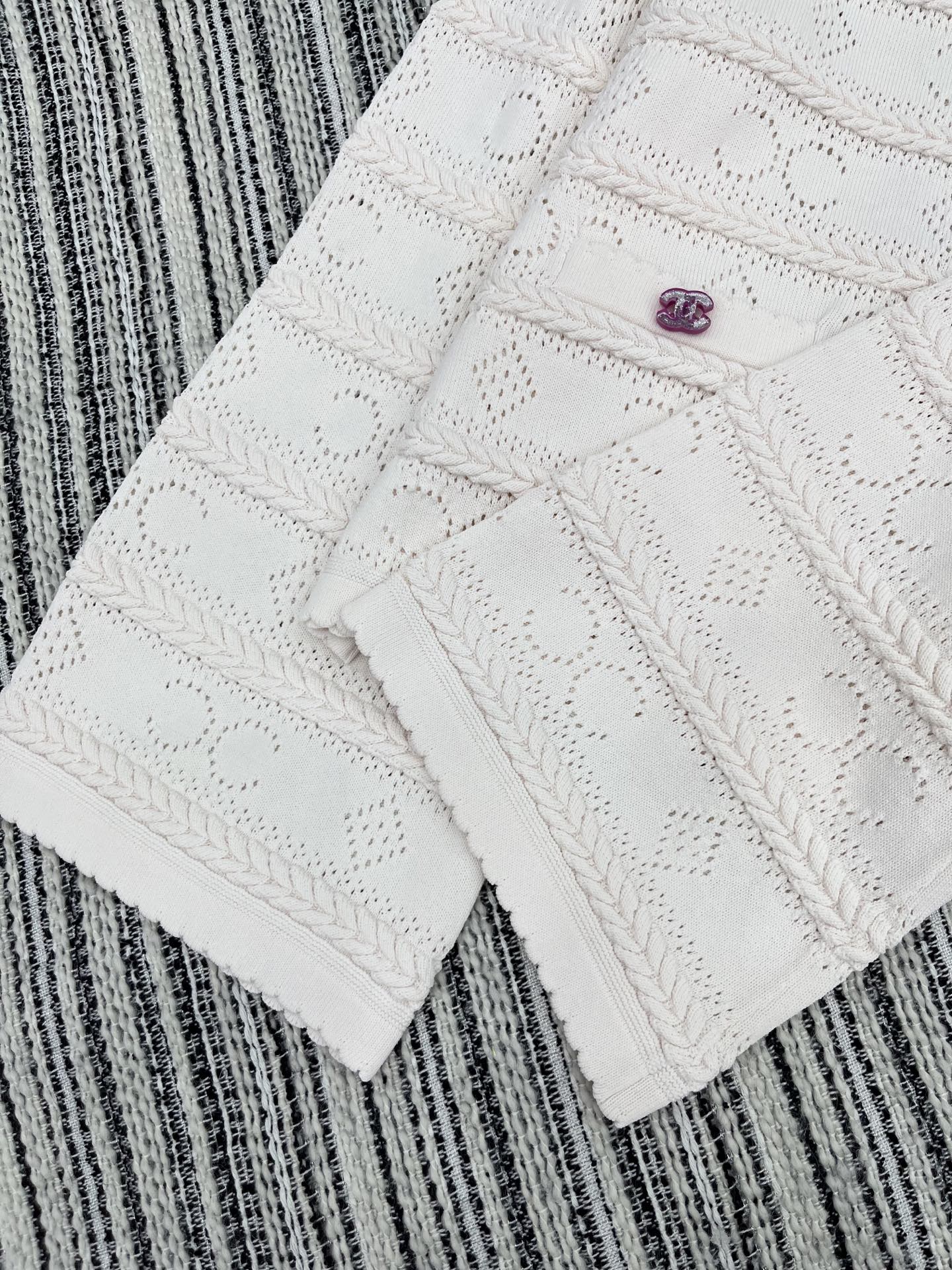 25fw new crochet round neck cardigan