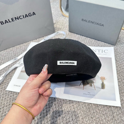 25fw classic letter beret