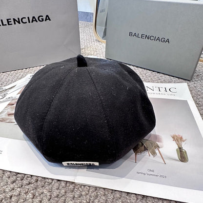 25fw classic letter beret