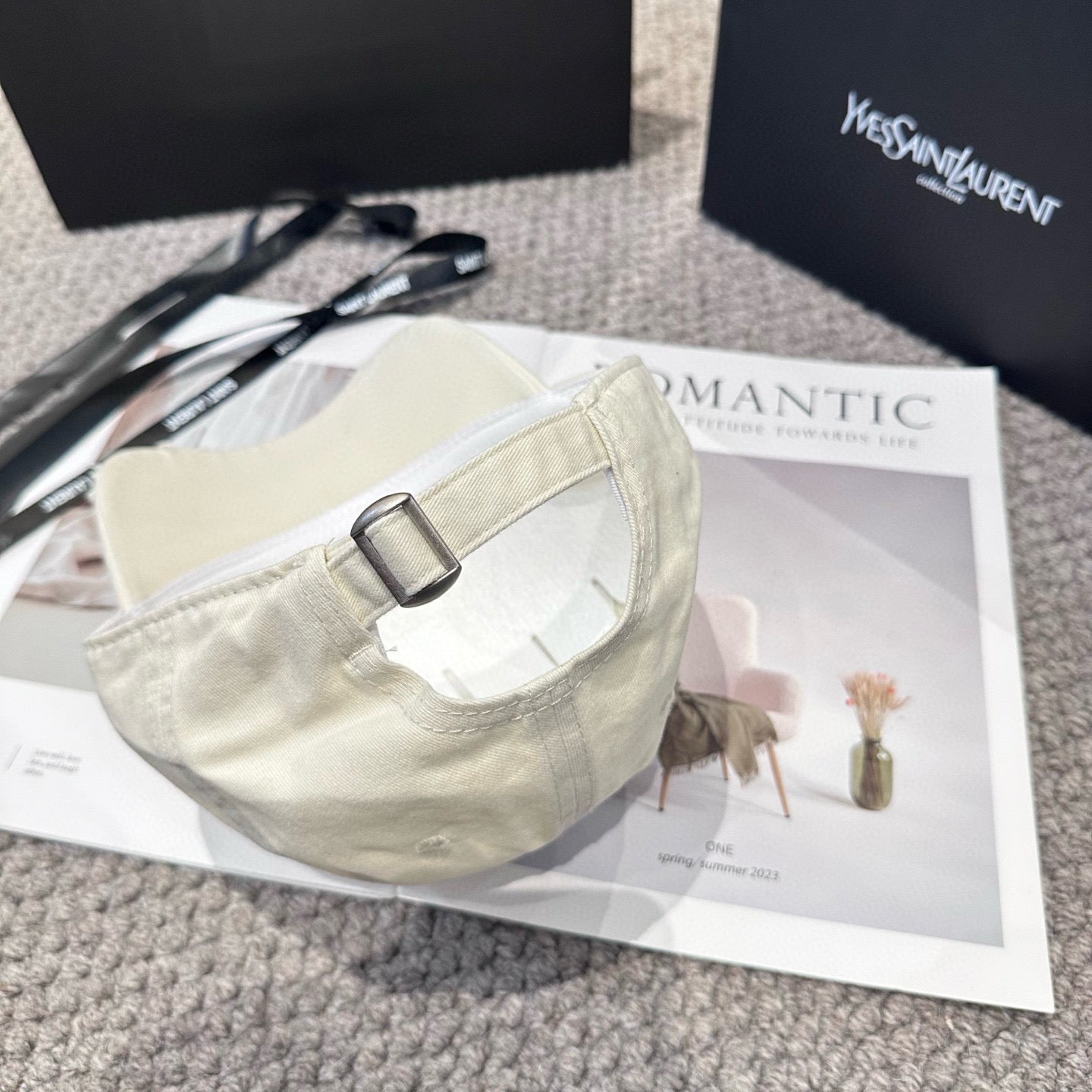 Letter embroidered baseball cap