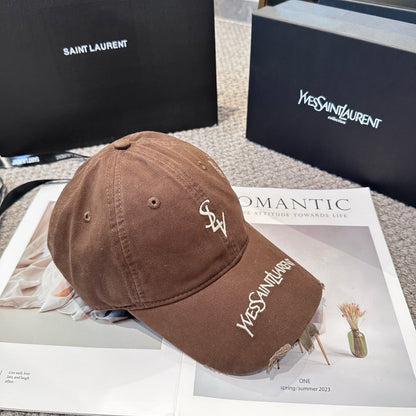 Letter embroidered baseball cap