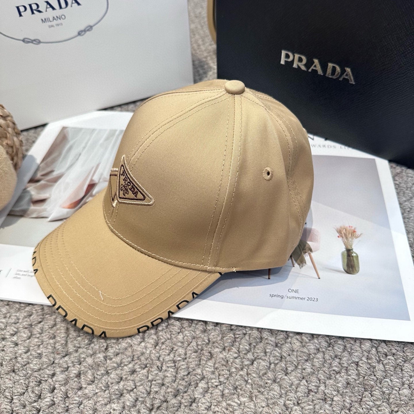Classic triangle logo baseball cap