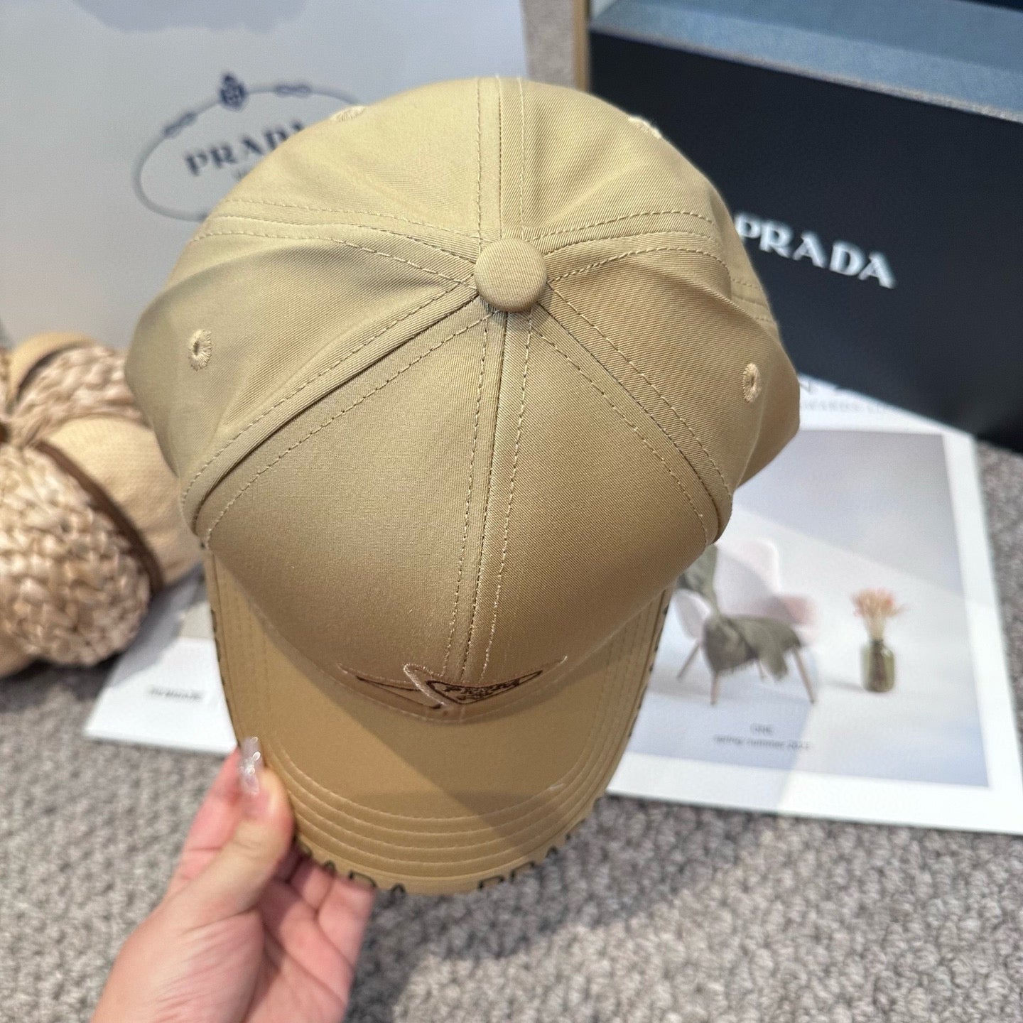 Classic triangle logo baseball cap