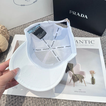 Embroidered lettering baseball cap