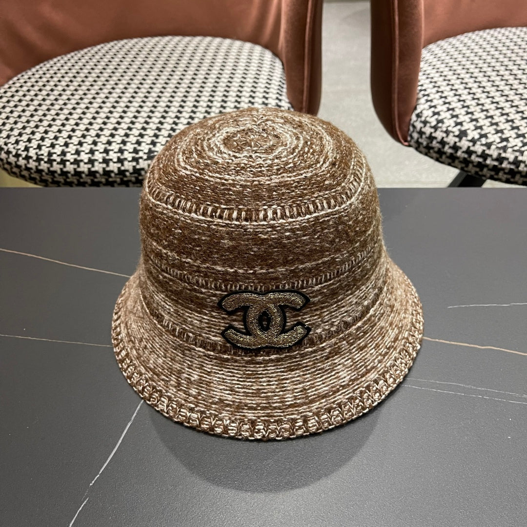 25 new mixed color knitted bucket hat