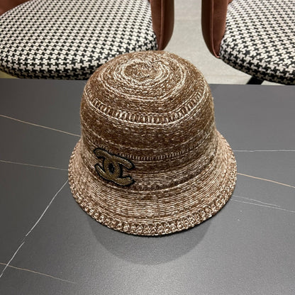 25 new mixed color knitted bucket hat