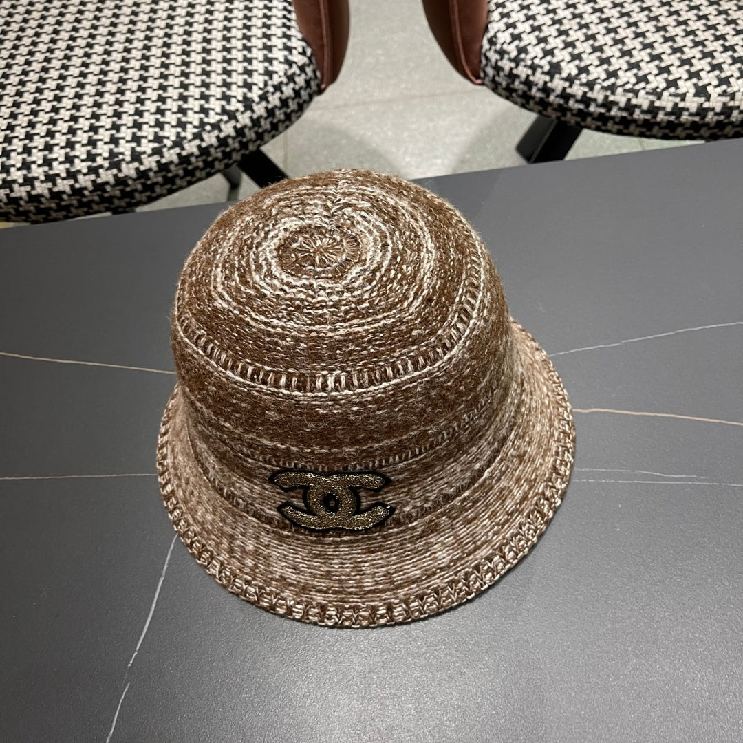 25 new mixed color knitted bucket hat