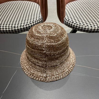 25 new mixed color knitted bucket hat