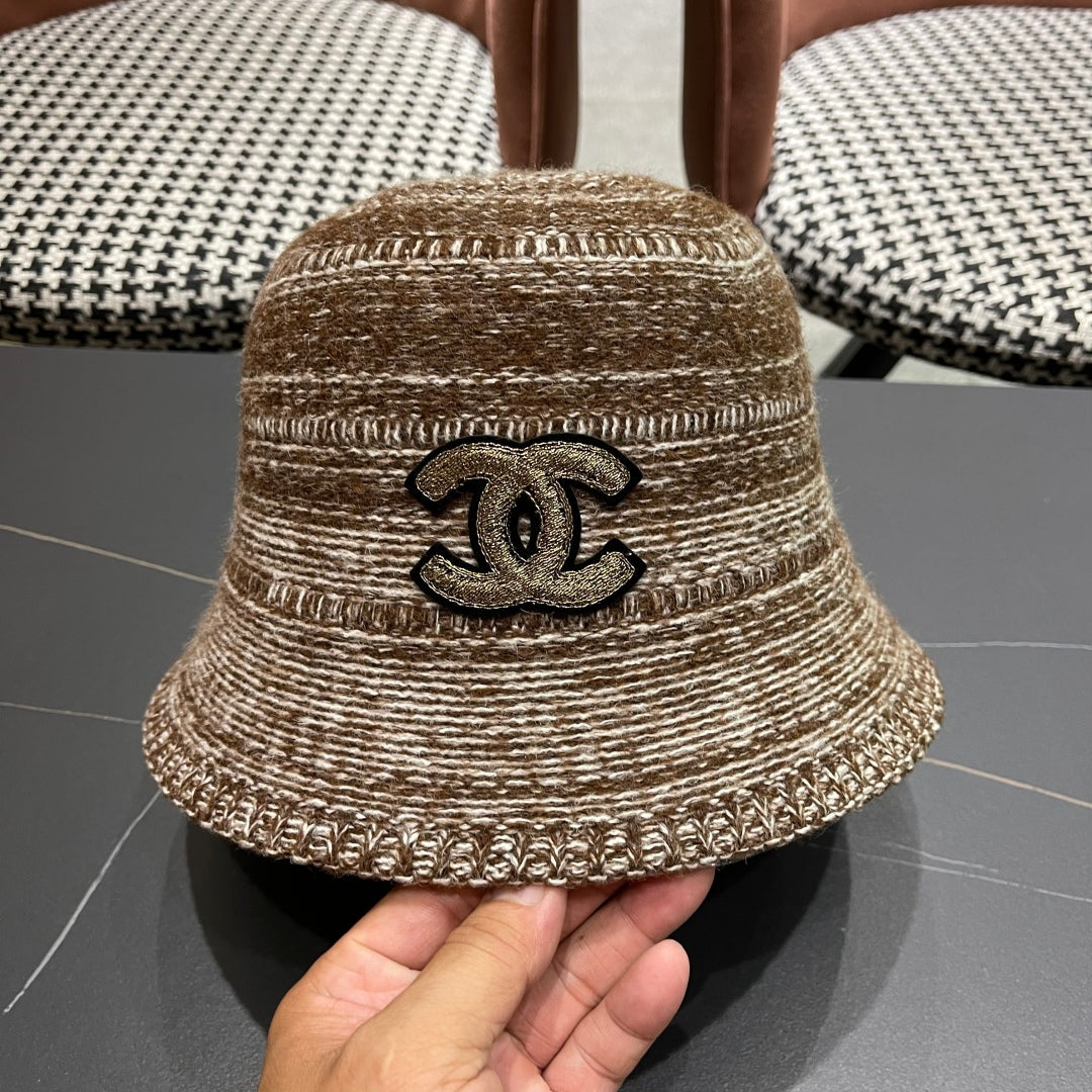 25 new mixed color knitted bucket hat