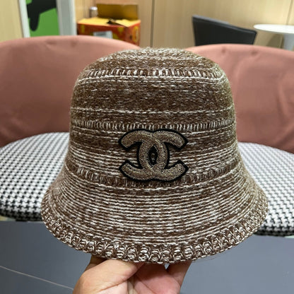 25 new mixed color knitted bucket hat