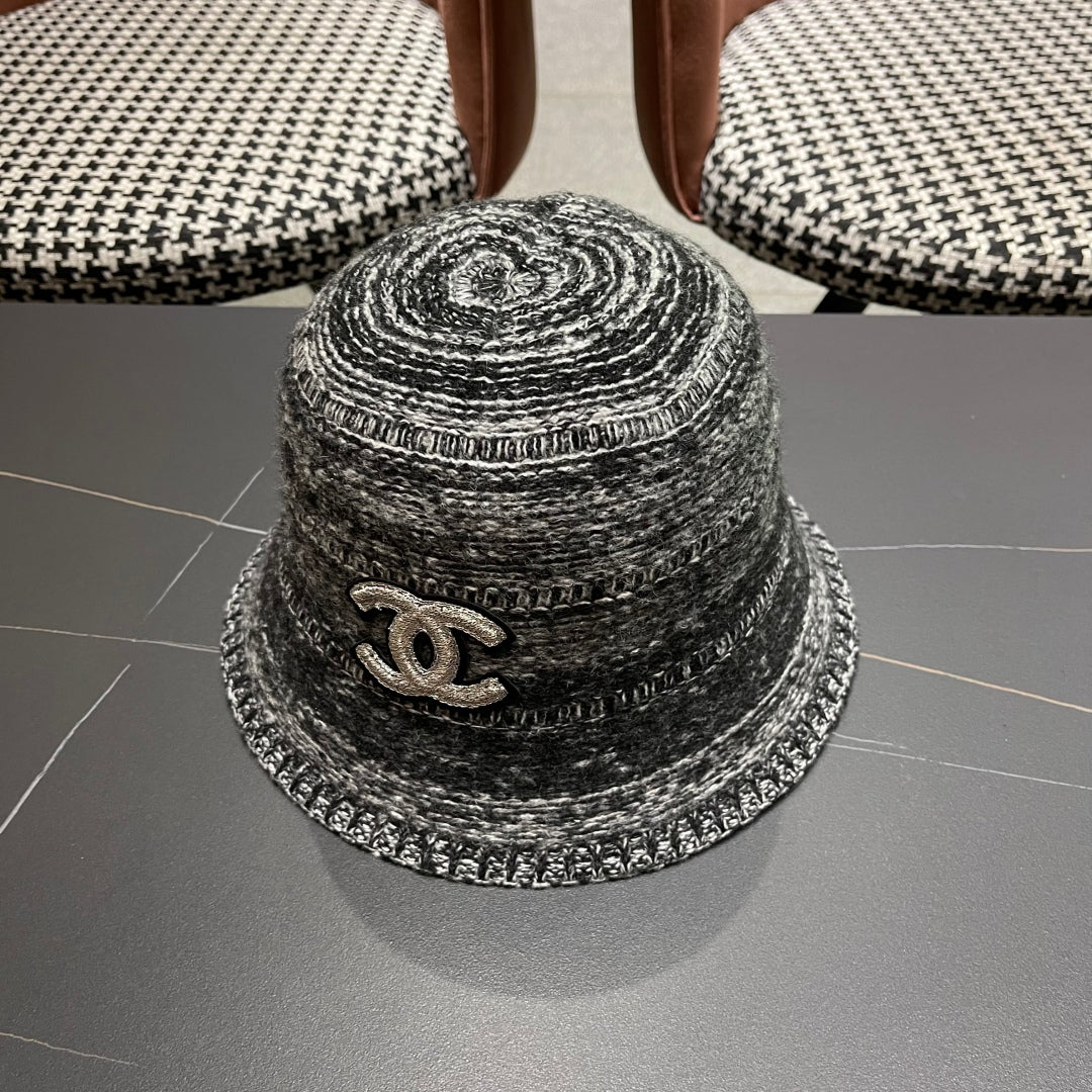 25 new mixed color knitted bucket hat