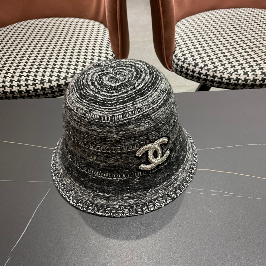 25 new mixed color knitted bucket hat