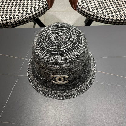 25 new mixed color knitted bucket hat
