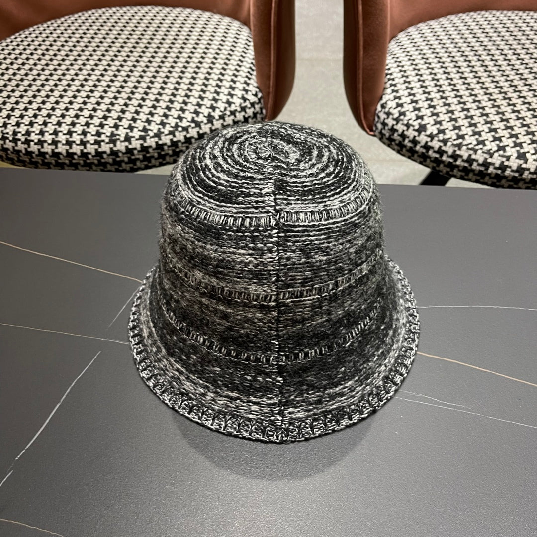 25 new mixed color knitted bucket hat