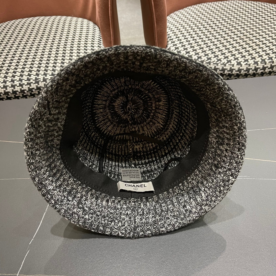 25 new mixed color knitted bucket hat